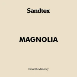 Sandtex Ultra Smooth Magnolia Masonry Paint, 10L -Outlet Paint Hub Store sandtex ultra smooth magnolia masonry paint 10l5010131460937 02t bq