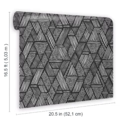 Superfresco Easy Black & White Ethnic Stitch Smooth Wallpaper -Outlet Paint Hub Store superfresco easy black white ethnic stitch smooth wallpaper5011583474114 01t BQ