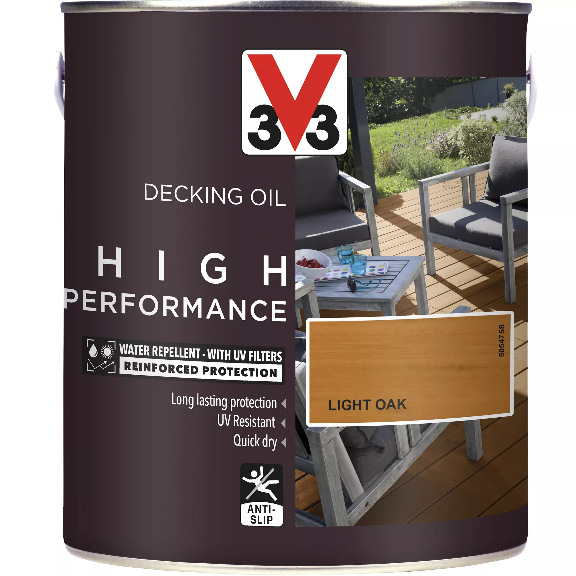 V33 High Performance Light Oak UV Resistant Decking Wood Oil, 2.5L 5 V33 High Performance Light Oak UV Resistant Decking Wood Oil, 2.5L - Image 5