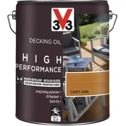 V33 High Performance Light Oak UV Resistant Decking Wood Oil, 5L 9 V33 High Performance Light Oak UV Resistant Decking Wood Oil, 5L -Outlet Paint Hub Store v33 high performance light oak uv resistant decking wood oil 5l3153895164429 03c