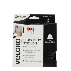 Velcro Brand Black Hook & Loop Tape (L)2.5m (W)50mm -Outlet Paint Hub Store velcro brand black hook loop tape l 2 5m w 50mm5030610602450 08c bq
