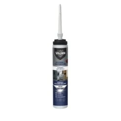 Volden White Bathroom & Kitchen Sanitary Sealant, 200ml